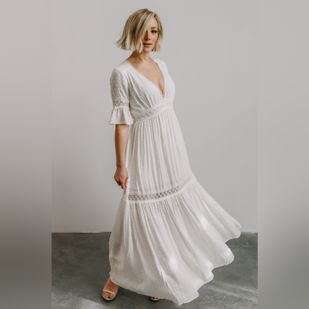 Baltic Born Rayne Deep V Maxi Dress